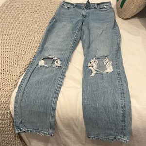 Abercrombie 90s ultra high rise straight!